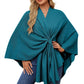 🎁LAST DAY 49% OFF-Elegant Shawl Wraps Soft Open Front Poncho Sweater