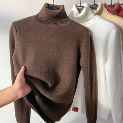 🎅Christmas Hot Sale 50% OFF🧶Winter Thick Knitted Bottoming Shirt